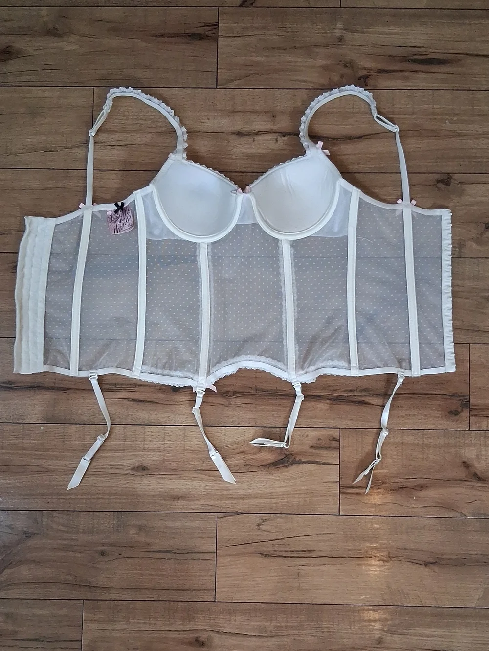 Victoria's Secret Sexy Little Things Garter Bustier Corset Top Sexy Lingerie 36C